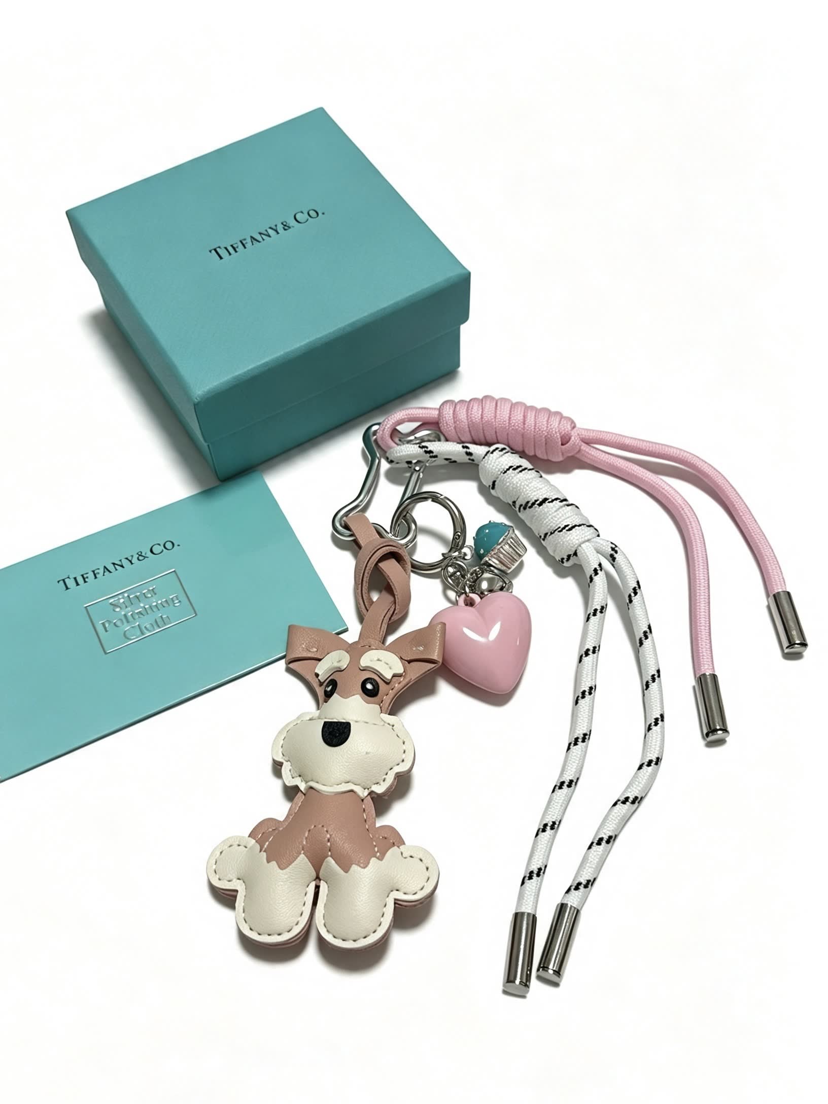 Tiffany & Co. Dog Charm Keychain